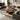Live Edge Sculptural Coffee Table with Cross Base Design