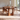 Organic Solid Wood Dining Table with Open Sculptural Base