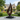 Large Abstract Wooden Garden Sculpture Hand Carved Solid Wood Outdoor Statue