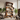 Abstract Solid Wood Bookshelf With Carved Organic Compartments