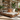 Low Platform Natural Wood Floor Seat with Tufted Cushion