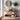 Curved Solid Wood Bathroom Vanity with Sculptural Modern Shelf