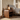 Solid Wood Nightstand With Curved Open Shelf