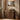 Solid Wood Rattan Bathroom Vanity with Double Doors Cabinet