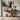Artistic Wood Console Table With Sculpted Base for Entryway