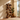 Natural Wood Bookshelf With Asymmetric Organic Niches