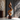 Elegant Spiral Floor Sculpture in Natural Wood Accent