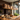 Linear Wood Pendant Light Geometric Block Design