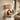 Organic Solid Wood Table Lamp with Soft Carved Sculptural Base