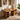 Modern Writing Desk With Drawer Pedestal and Open Shelf Storage