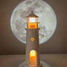 Lighthouse Moon Projector Lamp | Night Light Remote Control | Ambient Decorative Lamp Gift