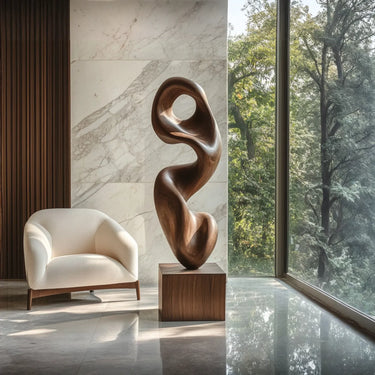 Organic Flow Sculpture for Contemporary Interior Statement
