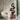 Contemporary Abstract Pedestal Sculpture in Natural Wood