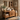 Bathroom Vanity with Wooden Cabinet Doors and Open Shelf