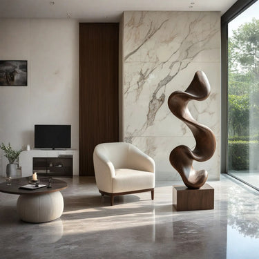 Gallery Style Abstract Sculpture for Refined Modern Interiors