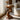 Flowing Curve Pedestal Side Table in Natural Wood