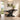 Black Sculptural Console Table with Built-In Display Shelves