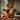 Carved Swan Sculpture in Natural Wood with Elegant Wing Detail